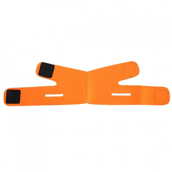 1 x face slimming strap, face lift bandage, flexible double chin reducer for V-shaped face (orange)