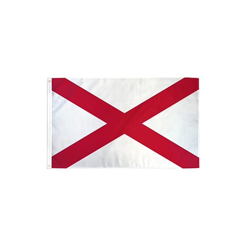 Alabama State Flag - 3x5ft Premium Polyester Printed Flag