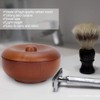 Nimomo Rasierpinselschale aus Holz, Rasierseife, Cremebecher, professionelle Rasierschale, Friseur-Werkzeug