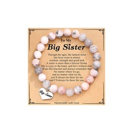 HUASAI Bracelet Sister Gift Piece Best Friend Bracelet Friendship Bracelets Gift Sister Birthday, Metal, No gemstone