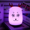 Innovative Cute Deer shaped Silicone Night Light USB Rechargeable Pat