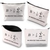 PLITI Math Makeup Bag Be Greater Than Average Math Lover