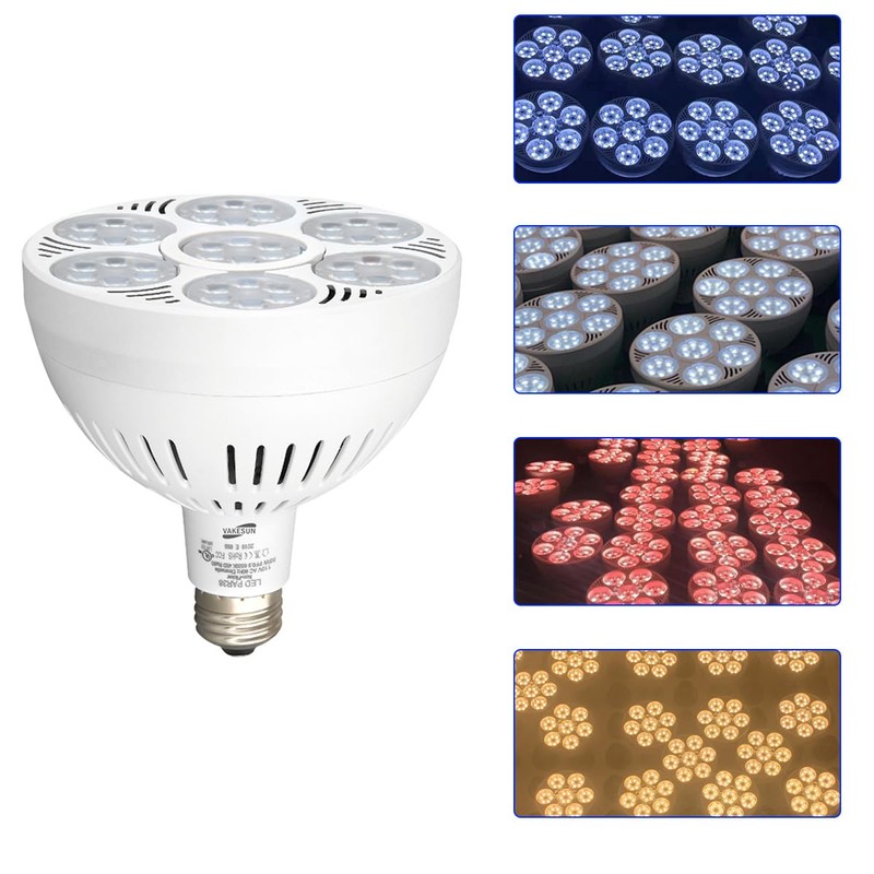 VAKESUN LED PAR38 Spotlight High Lumen 10000K 45° Cool White