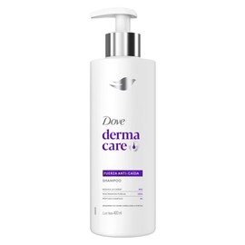 DOVE Shampoo Derma Care Fuerza Anti-Caída, Reduce la Caída 95%. Favorece el Crecimiento. Regenera de Cuero Cabelludo a Puntas. Desarrollado con Dermatólogos, 400 mL