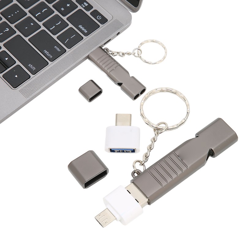 Whistle Flash Drive SOS Outdoor Waterproof USB3.0 120dB Sound Multifunction