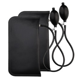 SOUTH SILK Commercial Grade Air Wedge Pump Professional Leveling Kit & Alignment Tool Inflatable Shim Bag, 440 LB Rating, 19.7In long hose, Large Size, 2 Pack