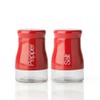sabichi RED Salt & Pepper Set, 12.2 x 9.2 x