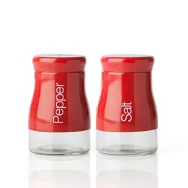 sabichi RED Salt & Pepper Set, 12.2 x 9.2 x 6 cm