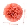 Alipis 12pc Rose Paper Flower Ball Decorations Hanging Paper Honeycomb