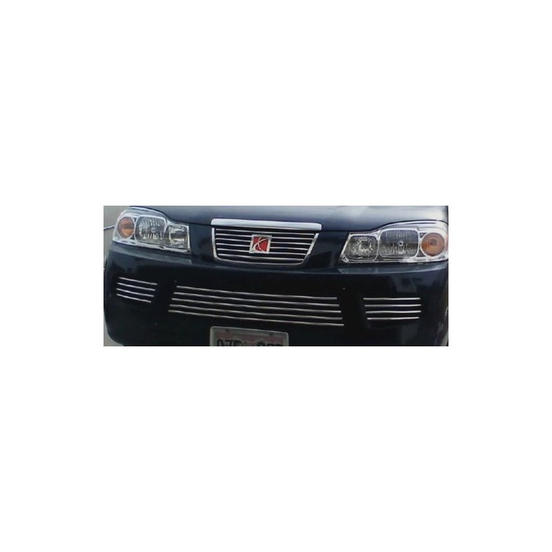 312 Motoring fits 2006-2007 Saturn VUE Upper/Lower Chrome Grille Grill