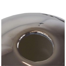Set of 3 Decorative Balls Silverball Ceramic 5/6/7 cm