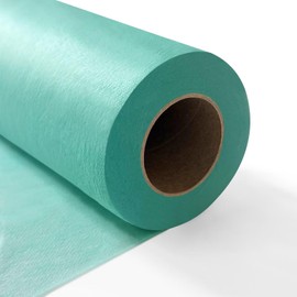 Longing Home Table Runner, 0.3 x 50 m, Turquoise, Disposable Non-Woven Fabric-Like Tablecloth Roll, Wedding, Birthday, Party, Decoration