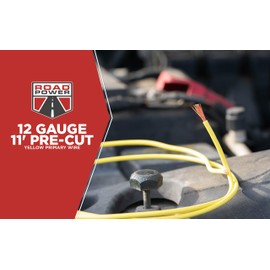Road Power 14 AWG; 25 VAC; 60 VDC; Copper Conductor; Yellow Sheath Electrical Wire; 12-Gauge