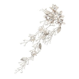 (More Beautiful Memorable Moments) Soft Wire Headdress, Gold, Wedding Hair Accessory, Wedding Hair Ornament, Back Headband, Bridal Receptions, Hair Clip, Hair Accessories, Metal, No Gemstones