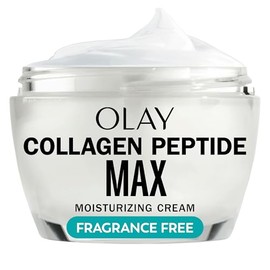 Olay Crema Hidratante Facial con Péptidos de Colágeno, Crema Reafirmante para Mujeres, Sin Fragancia, No Grasa - Hidratante, Antienvejecimiento, Antiarrugas, Suavidad de Líneas Finas, Cuidado de la