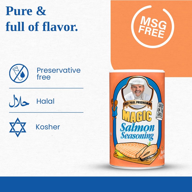Chef Paul Magic Seasonings Blends Salmon Magic Seasoning | Salmon