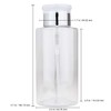 PANA 10oz Push Down Pump Dispenser Flip Top Cap Refillable