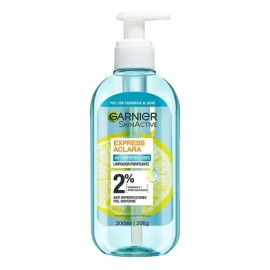 Garnier Express Aclara Limpiador Purificante Para Piel Con Tendencia Al Acné 200 ml