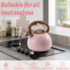 Foedo Whistling Tea Kettle,3.2Qt Stainless Steel Stove Kettle, Food Grade