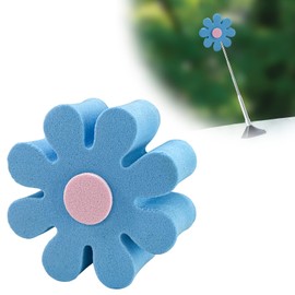 ZNDAW Daisy Car Antenna Topper, EVA Foam Daisy Antenna Decoration Rearview Mirror Dangler, Automotive Roof Toppers Lovely Flower Aerial Ball Cute Dashboard Accessory for Women Men (Blue)
