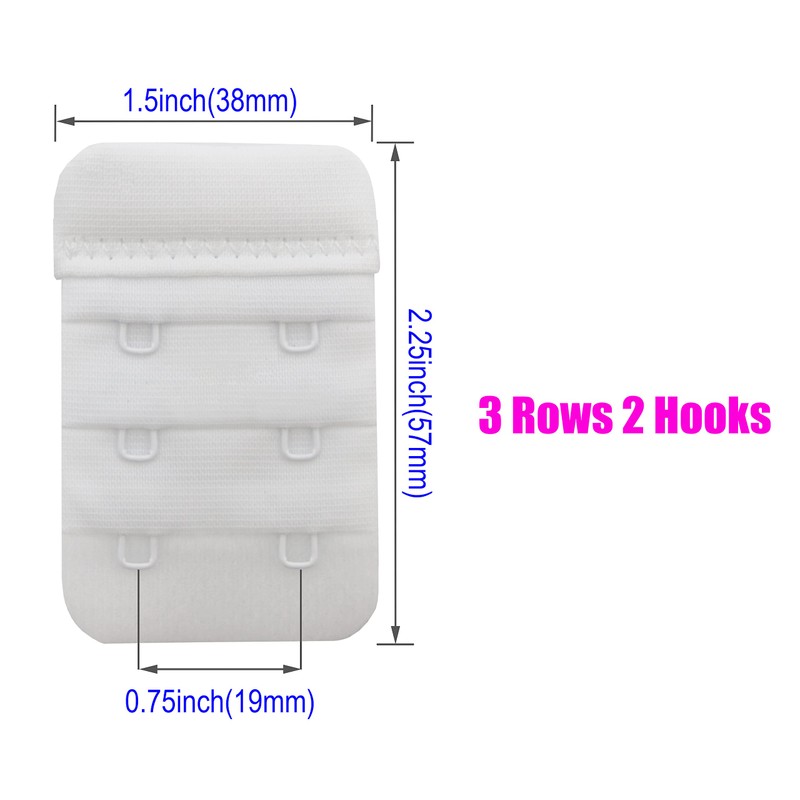 IeonHien Women's Bra Extenders 2 Hook, Soft and Comfortable Bra