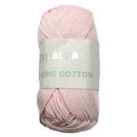Pure Cotton Double Knitting Papatya Supreme 50g Ball Knitting/Crochet Yarn (4430 Very Pale Pink)