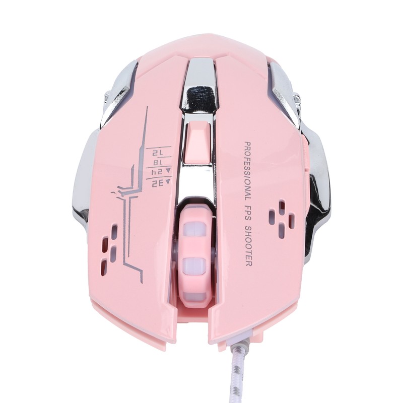 Wired Mouse 6‑Button USB Port Gaming Luminous Ergonomic Optical Computer