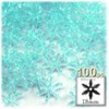 1,000pc Faceted Plastic Transparent Beads Starflake 18mm Christmas Red Beads
