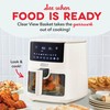 DASH 7qt Clear View Digital Air Fryer - Cream