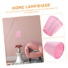 Small Pink Cloth Lamp Shade E27 Light Cover for Indoor