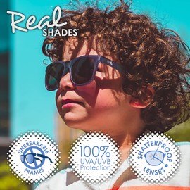 Real Shades Kids Switch Sunglasses 4-8 Years Color Changing Unisex Kids, unisex_child, Yellow/Orange, Talla: + 4 años