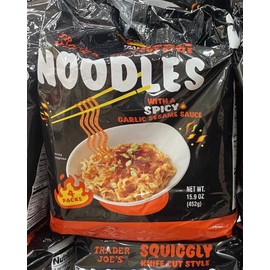 Trader Joe’Knife Cut Squiggly Noodles Sriracha Hits Differen