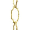 RCH Hardware CH-S57-30-PB-10 |12 Gauge Decorative Solid Steel Motif Link