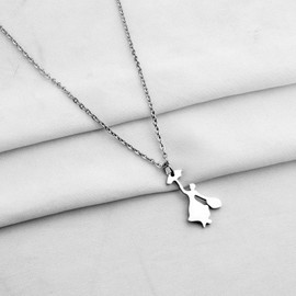 Anlive Mary Poppins Inspired Necklaces Stainless Steel Pendant Necklace