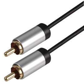 PHONO PLUG TO PLUG LEAD 10M ALU, Audio & Video Cable Assemblies QTY X 1