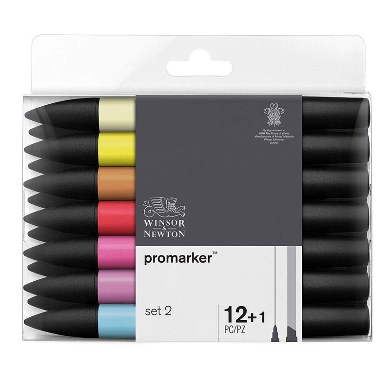 Bundle Buy - Letraset Promarker 12 Pen Set One &
