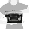 Elite Gourmet EWM460 Nonstick Rotating Flip Belgian Waffle Maker, 1.25-Inch