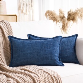 LRartdeco Boho Cushion Cover, 30 x 50 cm, Boho Cushion, Decorative Cushion Covers, Couch Cushion Cover, Decorative Sofa Cushion for Country House, in Farm Style, Living Room, Bedroom, Office, Set of