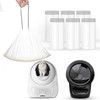120 Pack Automatic Litter Box Liners, Compatible with SCOOPER YOUNG