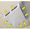4-Sided Ceiling Air Diverter with Magnet Install (2)