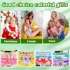 32 Pcs Preppy Bracelets for Women Colorful Clay Bead Surfer