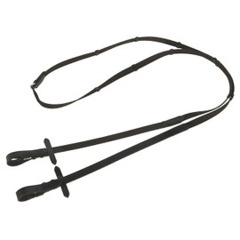 Covalliero Kerbl 3222116 Antislip Rubber Reins Full 20 mm Black/Brown