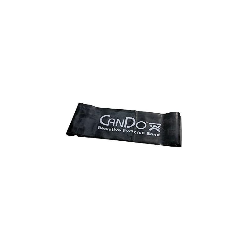 Fabrication CanDo Exercise Band, 5-Foot Singles, Black