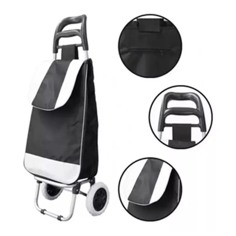 Misorel Carrito De Mandado Con Bolsa Soporta 70 Kg Hogar