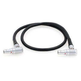 HangTon Timecode Sync Cable for Ambient Lockit NanoLockit to RED V-Raptor Komodo Komodo-X Camera Right Angle 5 pin to 9 pin 20"