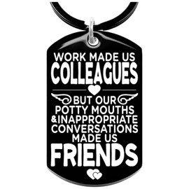 Allpeak Leaving Gifts for Colleagues Women Men - Fun Keyring Leaving Presents for Colleagues, Secret Santa Work Gifts, Gifts for Work Colleagues, Work Bestie Gifts, Christmas Coworker Boss Manger Gift