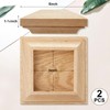 Sasylvia 2 Pcs 3 x 3 Inch Red Oak Newel