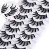 Uytrrsvd 10 Pairs Natural Look False Eyelashes - Wispy Lashes