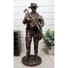 Large Modern Military Marine Sniper Soldier Statue 13"Tall Marksman Task