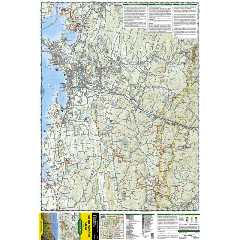 Mount Mansfield, Stowe Map